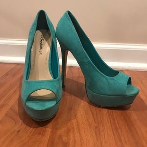 Teal Stilettos