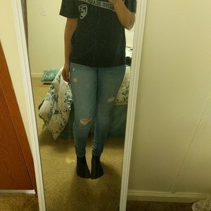 Womens Hollister blue jeans