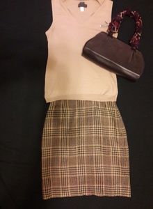 EMANUEL vintage plaid skirt size- 10 *PRICE FIRM*
