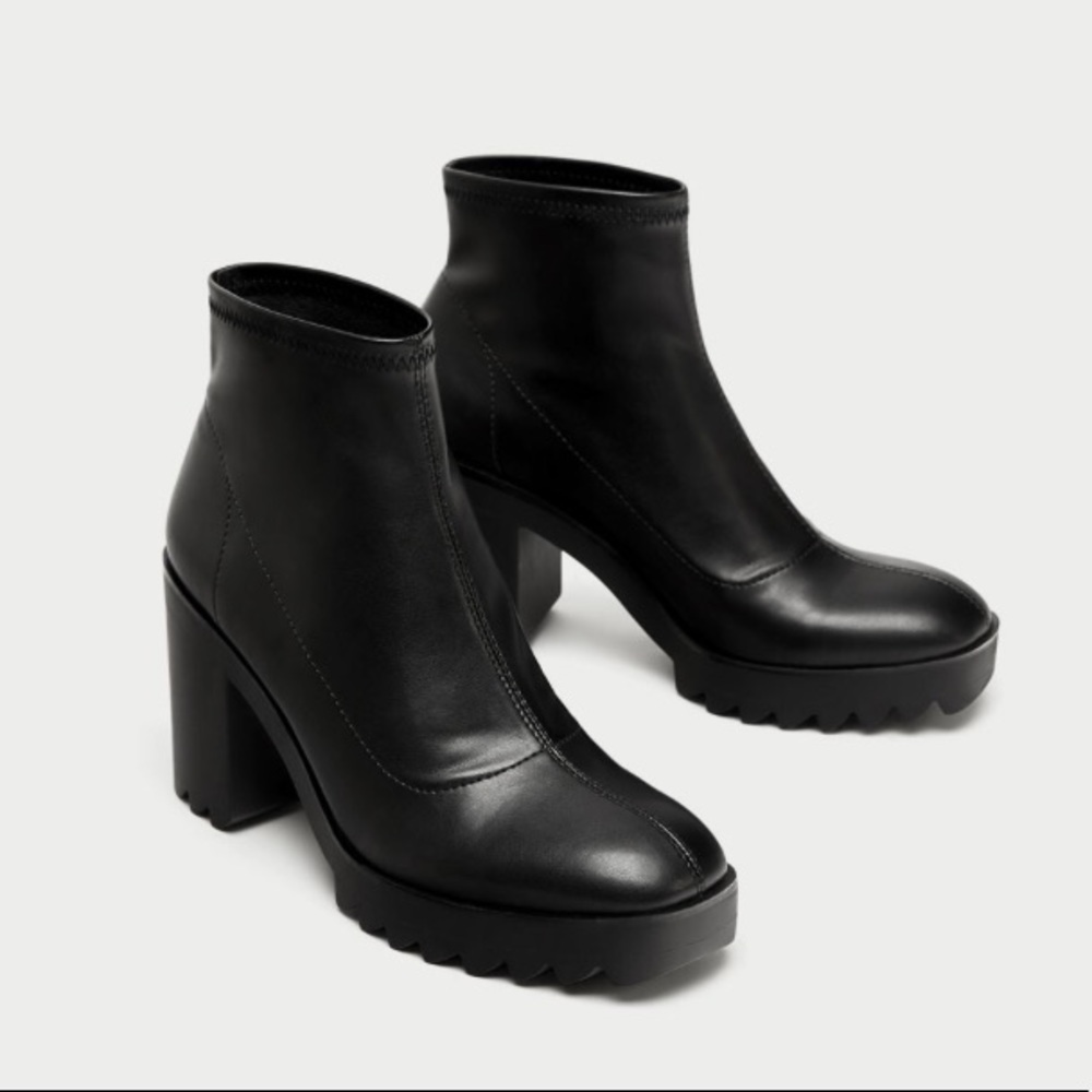 Zara high heeled boots