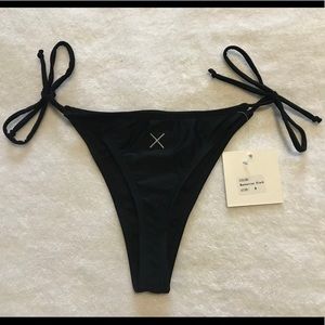 Boutine Los Angeles Black Bikini Thong Bottom