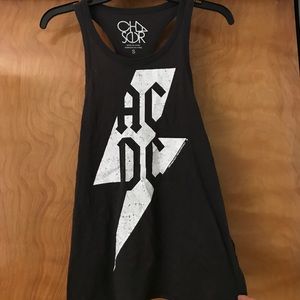 Chaser brand AC/DC tank! Size small