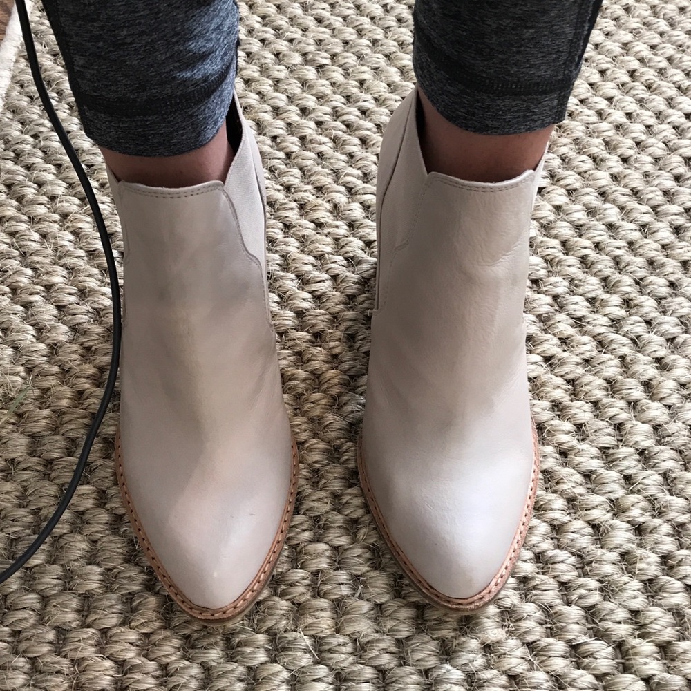 Cream Booties