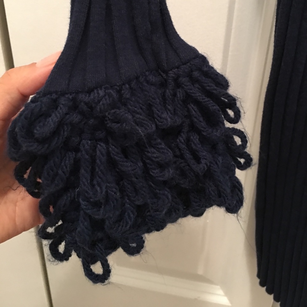 Dark navy dress size M spandex unique point wrist - Picture 7 of 7