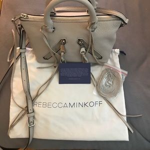 AUTHENTIC REBECCA MINKOFF MINI MOTO SATCHEL TOTE