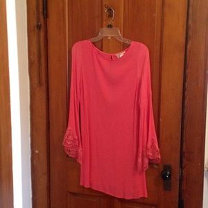 Lace Bell Sleeve Dress