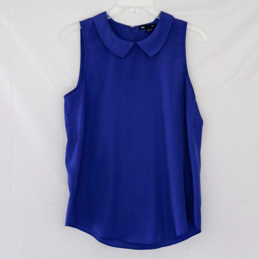 GAP Royal Blue Peter Pan Collar Blouse