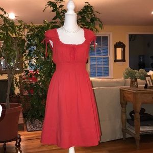 Anthropologie “Red Maeve “ dress