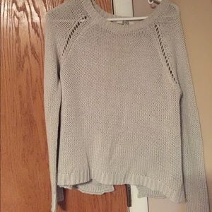 Open back sweater