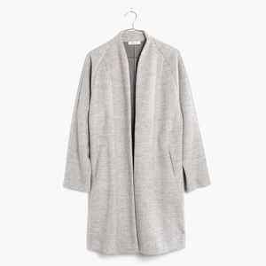 MADEWELL STANZA HERRINGBONE COAT