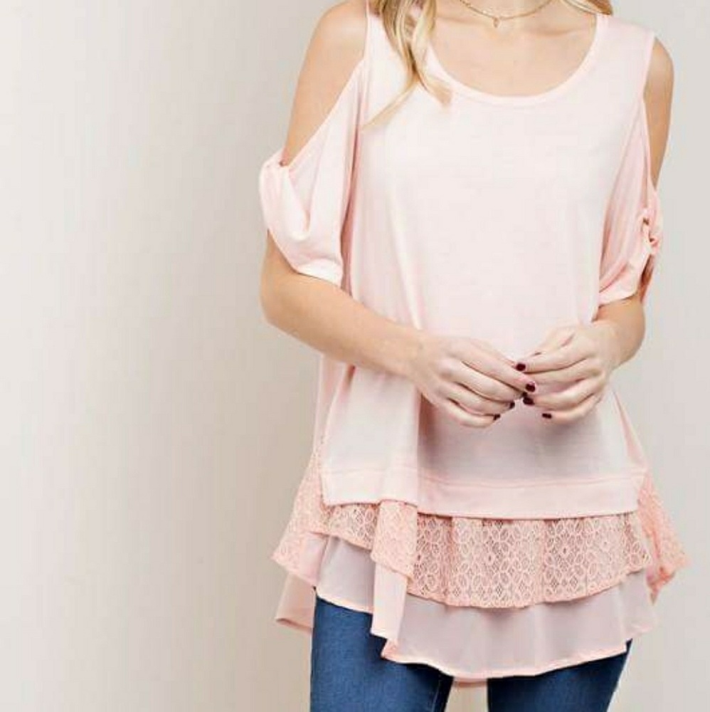 Cold shoulder top