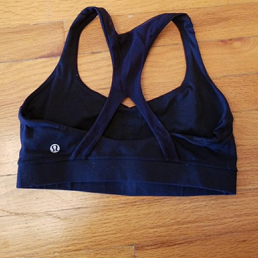 Lululemon black bra top