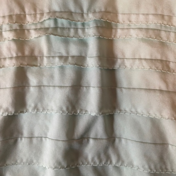 Pale Green Ruffled Blouse - Picture 5 of 7