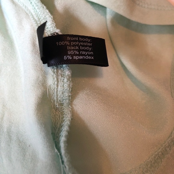 Pale Green Ruffled Blouse - Picture 7 of 7