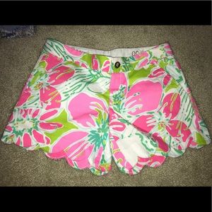 lilly pulitzer scalloped shorts