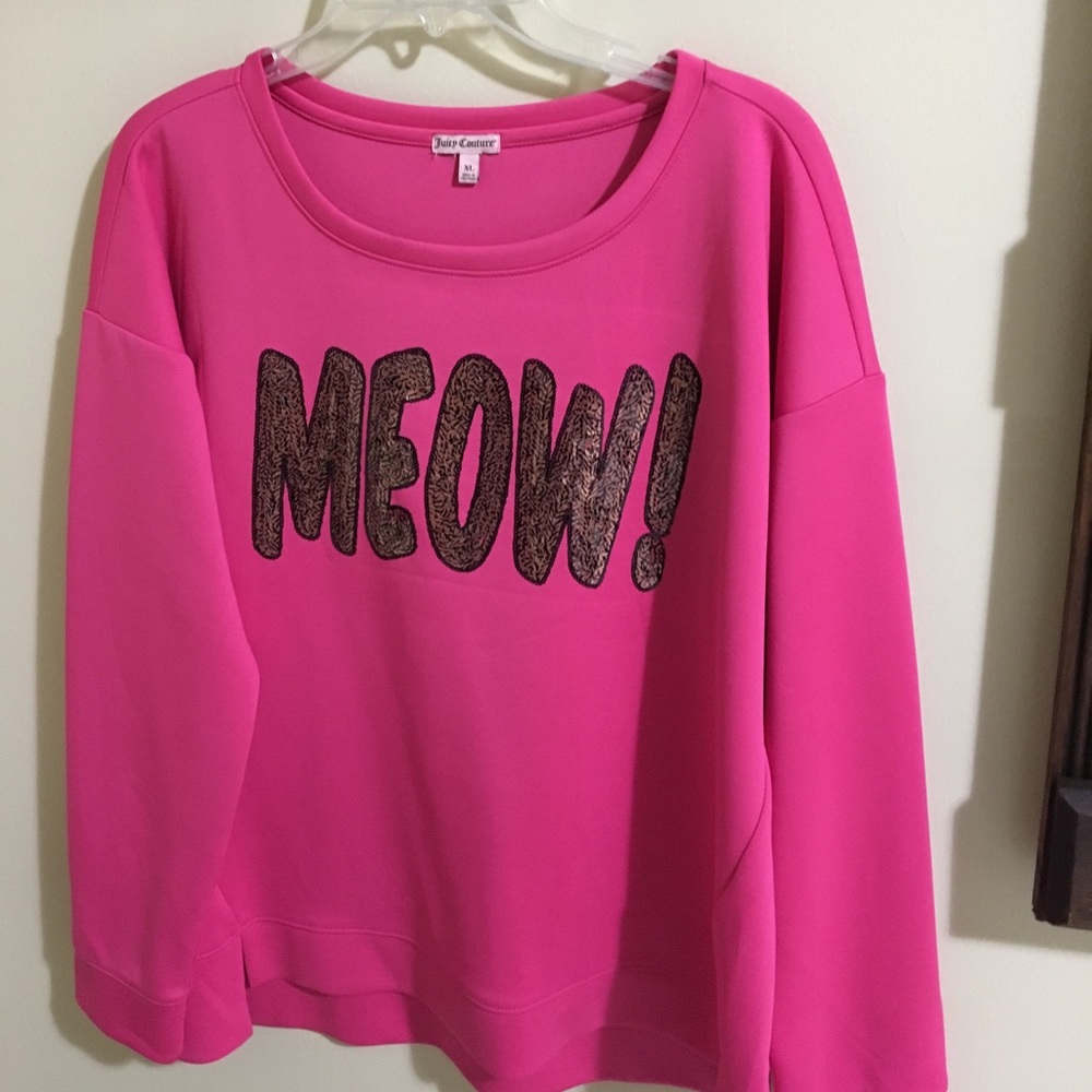 Fusia fun “Meow” sweatshirt
