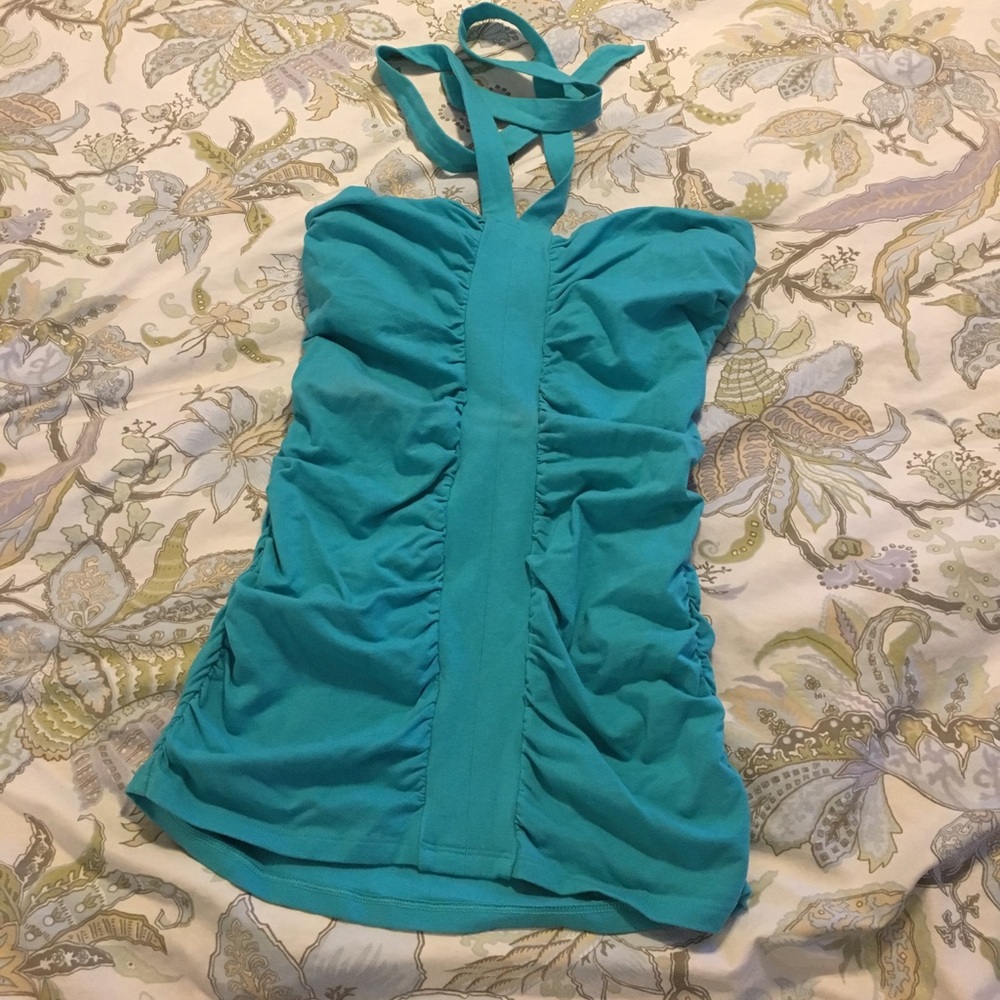 Victoria’s Secret cotton halter built-in bra top