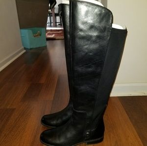 Anne Klein Leather Knee High Boots