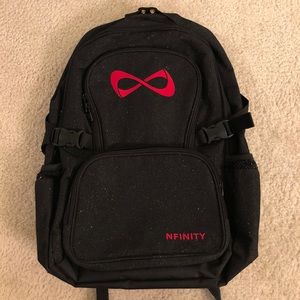 Nfinity Sparkle Backpack red logo