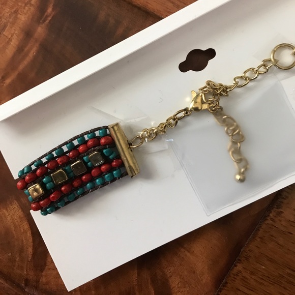 🆕 Distressed Metal and Bead Choker - Picture 3 of 3