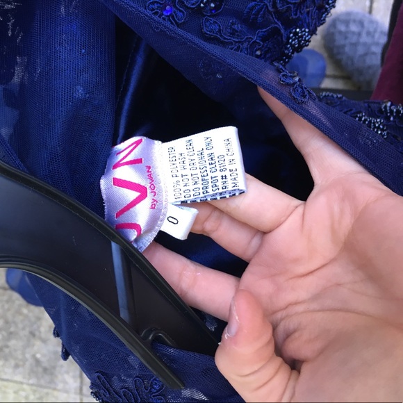 JVN by Jovani 47388 navy short homecoming dress - Picture 8 of 8