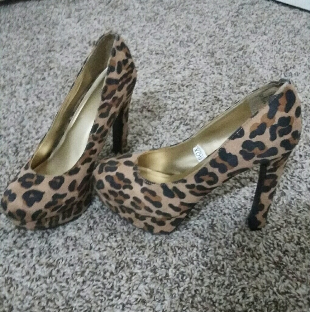 Leopard Heels