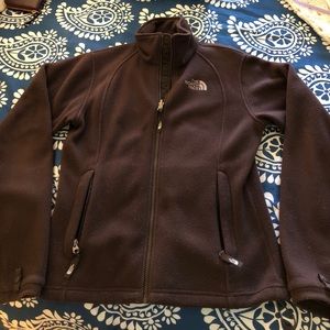Brown North Face jacket