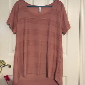 Lularoe perfect tee!!! Beautiful rose color!