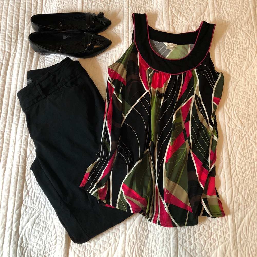 Flowing Sleeveless Blouse