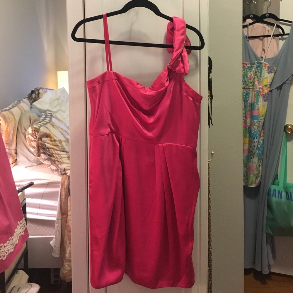 Pink BCBG cocktail dress