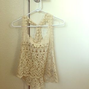 Cream crop top!
