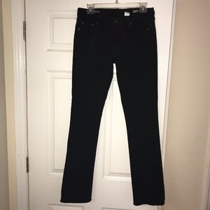 J Crew Matchstick Black Jeans