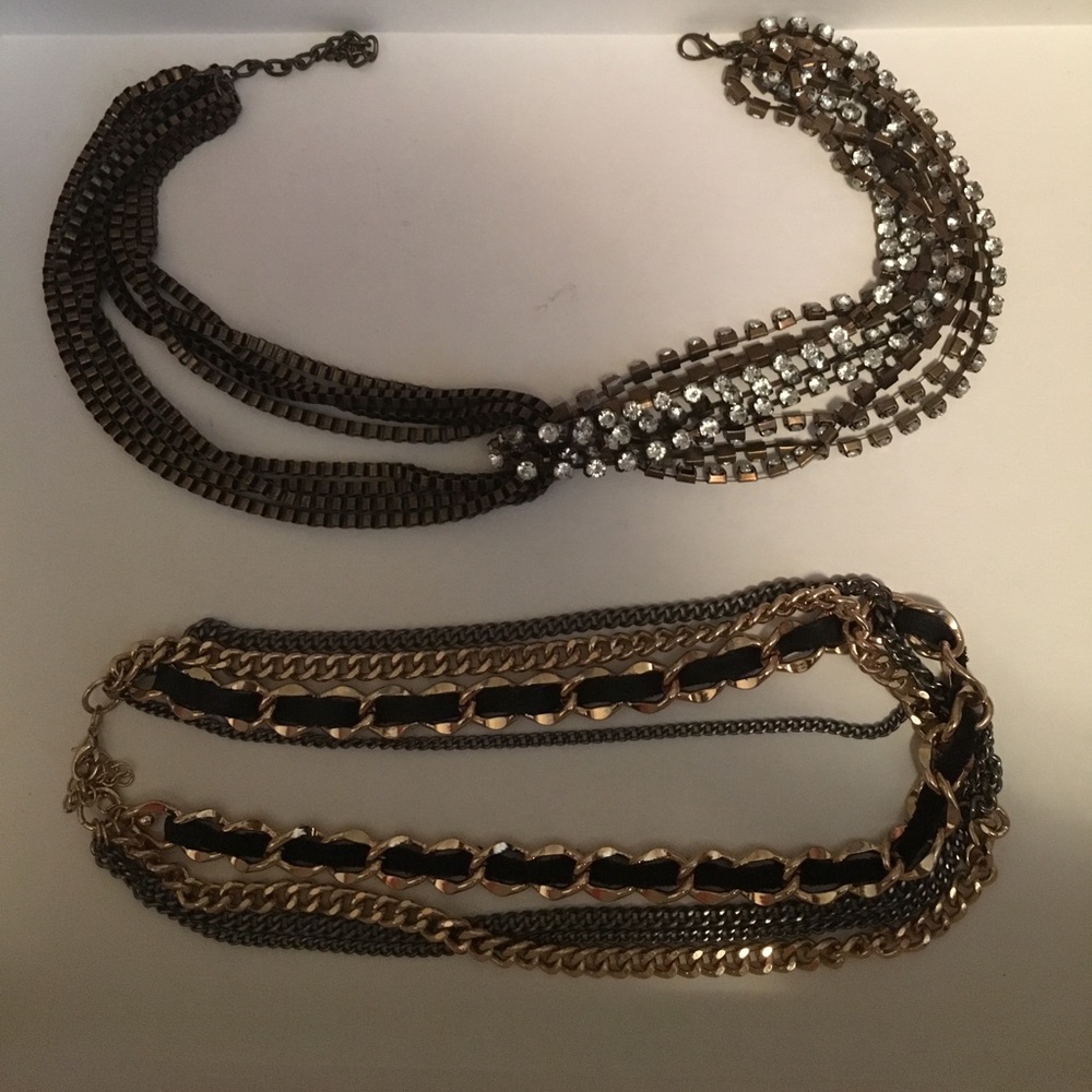LAYERED STATEMENT NECKLACES