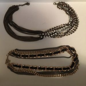 LAYERED STATEMENT NECKLACES