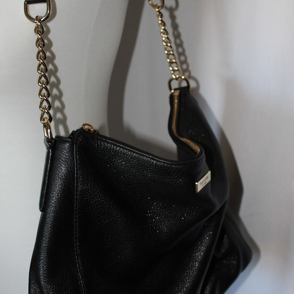 Flat Black Kate Spade Shoulder Bag - IMMACULATE