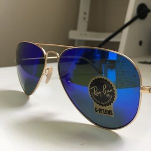 Ray-Ban Aviator Blue/Gold