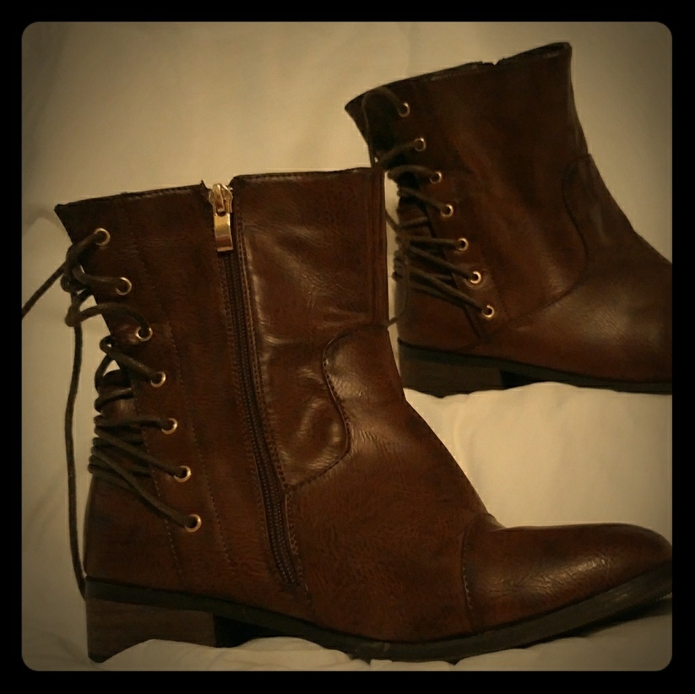 Brown boots