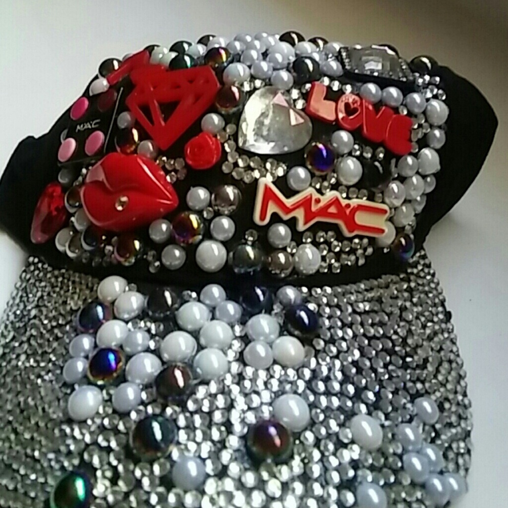 AB resin rhinestone hat