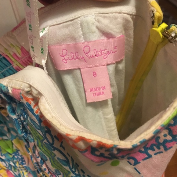 Strapless patterned Lilly Pulitzer dress - Picture 5 of 5