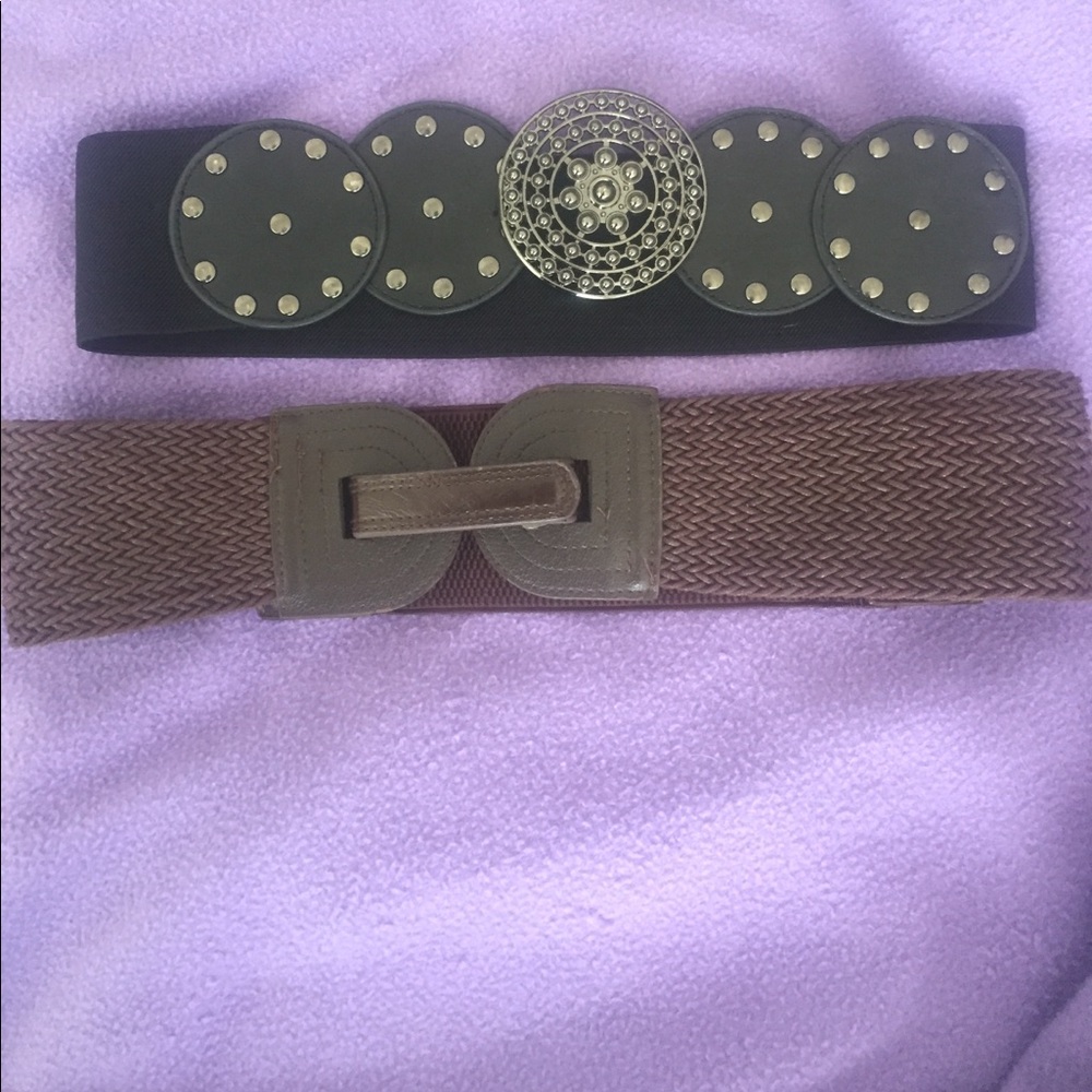 Black belt and brown belt being sold together!