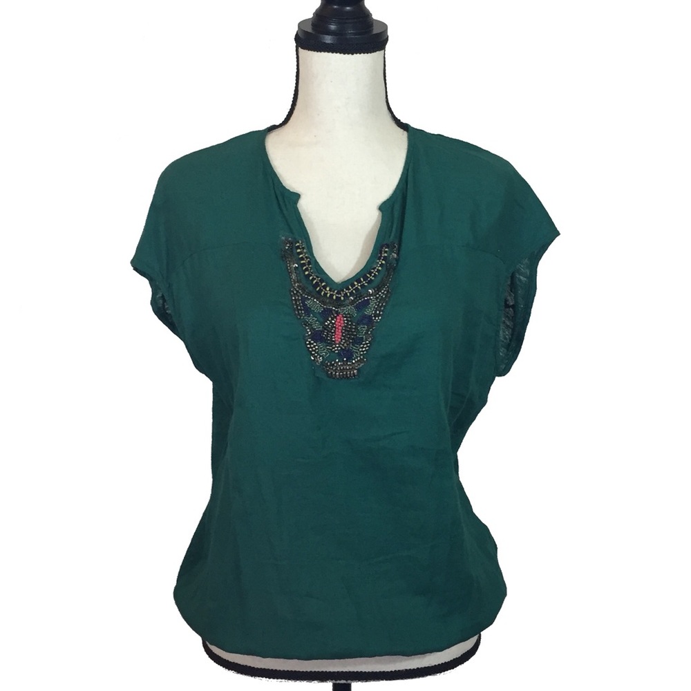 Beaded Zara Top NWOT