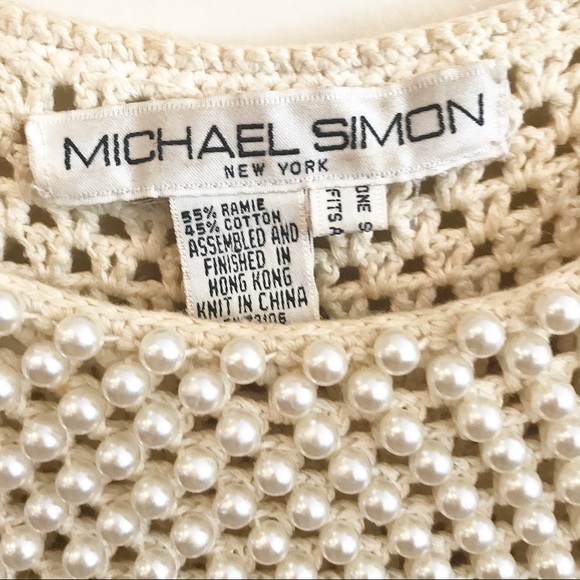 VINTAGE PEARL TOP - Picture 3 of 6