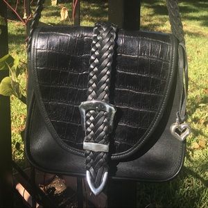 SALE🎉🎉Vintage Brighton black leather purse EUC