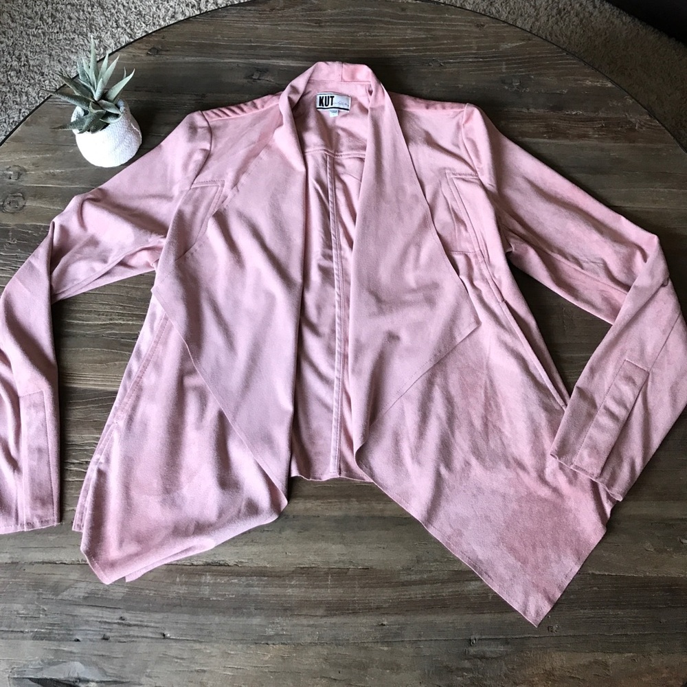 Kut from The Kloth Tayanita Faux Suede Jacket!