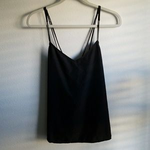 Criss cross back tank top