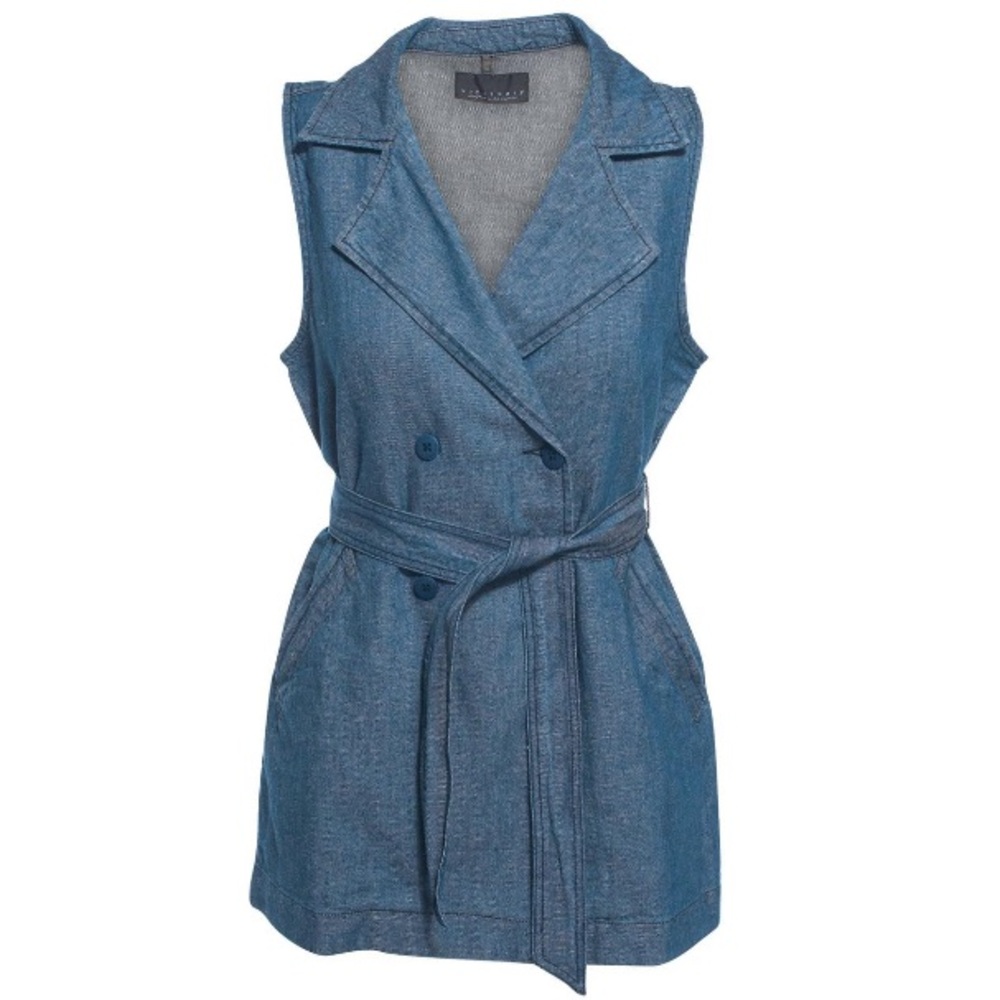 Sanctuary by Anthropologie Chambray Denim Vest - Picture 3 of 8