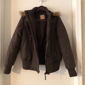 No boundries XL coat with fur lined hood