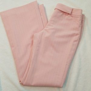 NWOT Pink and Grey Pinstripe pants