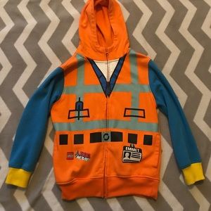 Boys Lego Movie hooded sweatshirt jacket