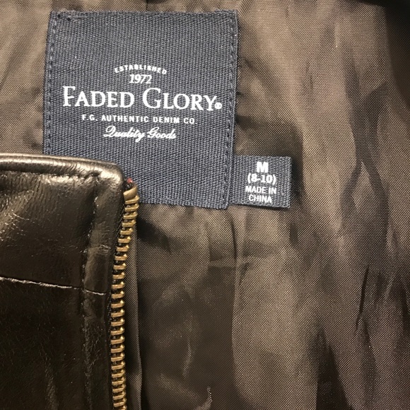 VINTAGE BLACK LEATHER JACKET - Picture 2 of 4